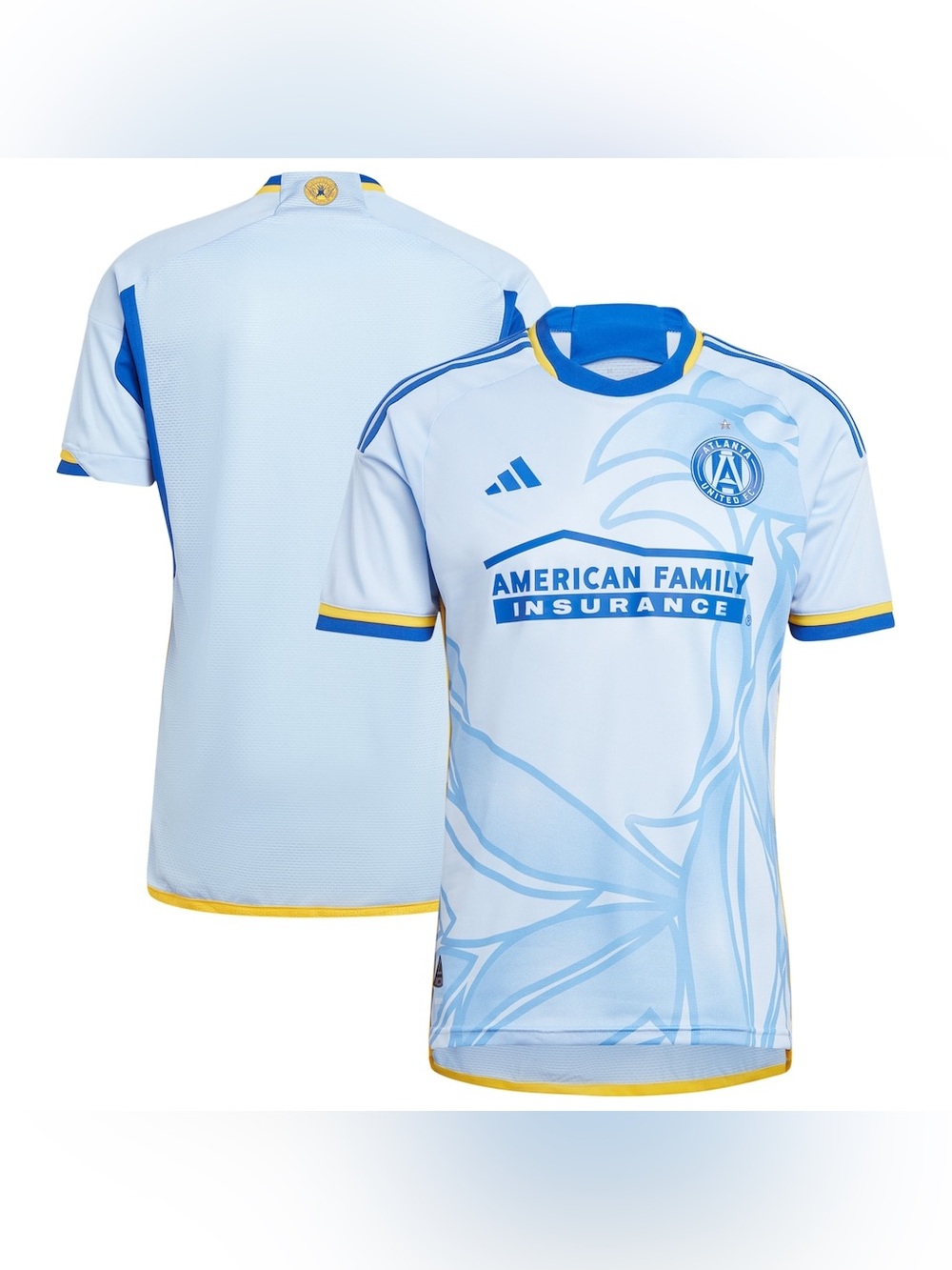 Atlanta United FC adidas Men’s Light Blue The Resurgens Kit Authentic Jersey XL